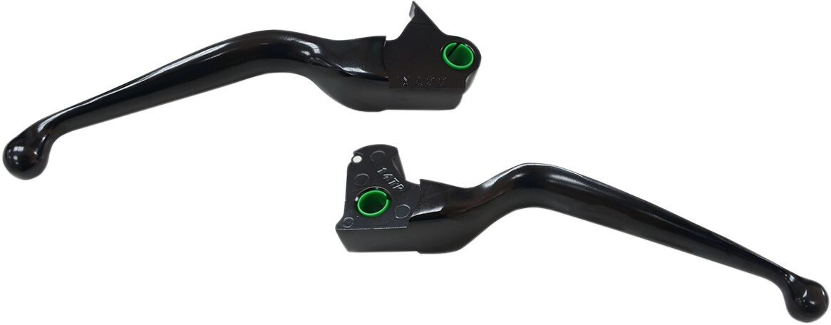 Drag Specialties Wide Blade Lever Sets Matte Black Levers Hand Blk Trk