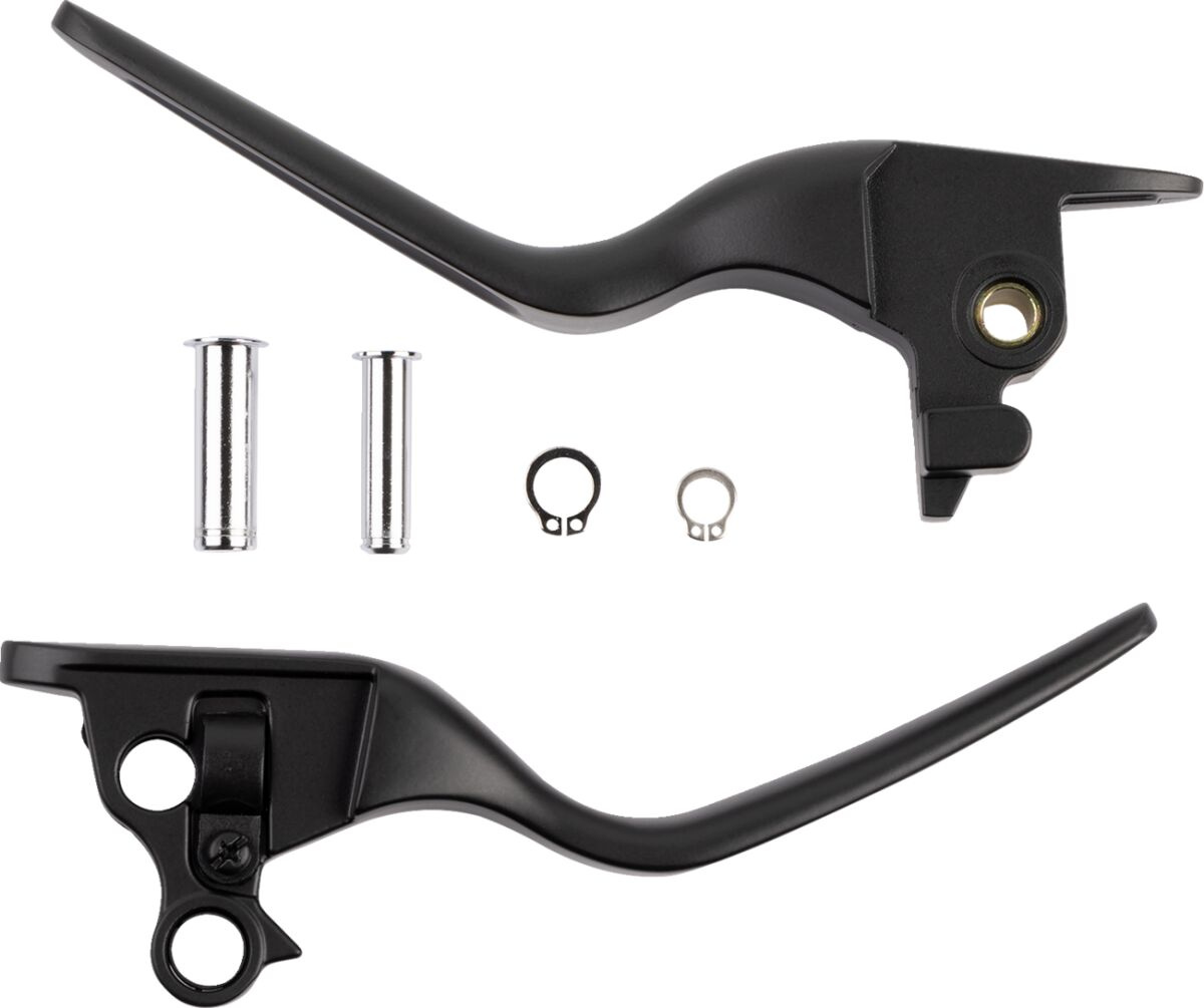 Drag Specialties Levers - Lsr - Black Levers Lsr Blk 18-22 St