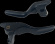 Drag Specialties Lever Set Short Blk 14-16 Tour Lever Set Short Matte Drag Specialties Lever Set Short Blk 14-16 Tour Lever Set Short Matte