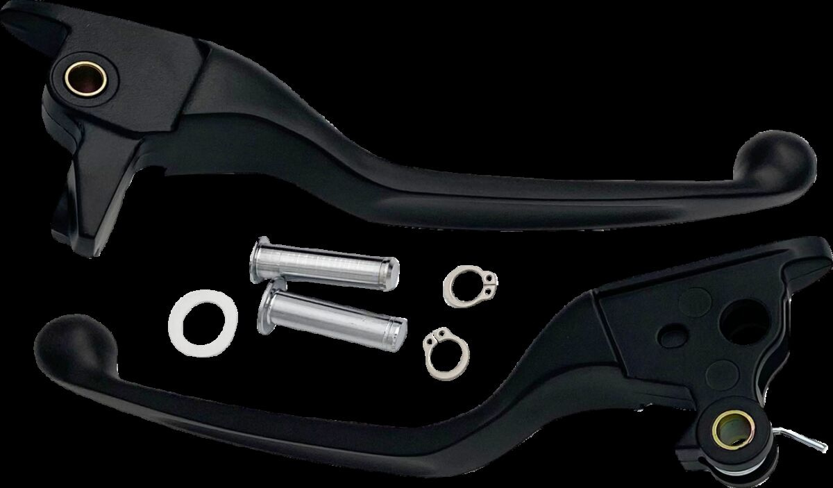 Drag Specialties Lever Set Narrow Blk 21-23 Tour Lever Set Narrow Matt