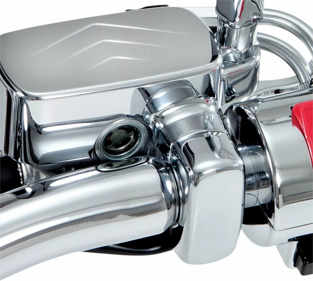 Show Chrome Cylinder Clamp Cover Uni Cylinder Clamp Cover Uni