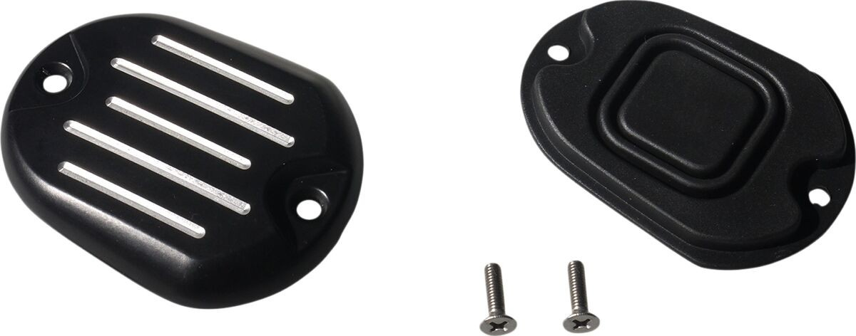 Drag Specialties Black Master Cylinder Cover For '04 - '18 Xl Cover M/