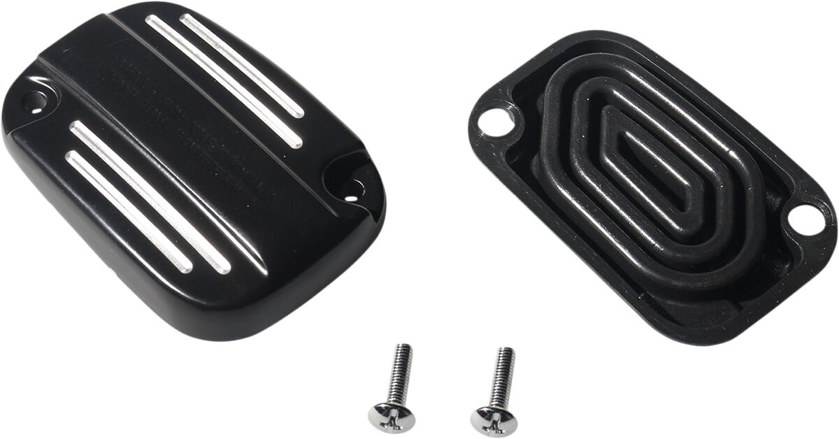 Drag Specialties Black Master Cylinder Cover For '08 - '18 Fl Cover M/