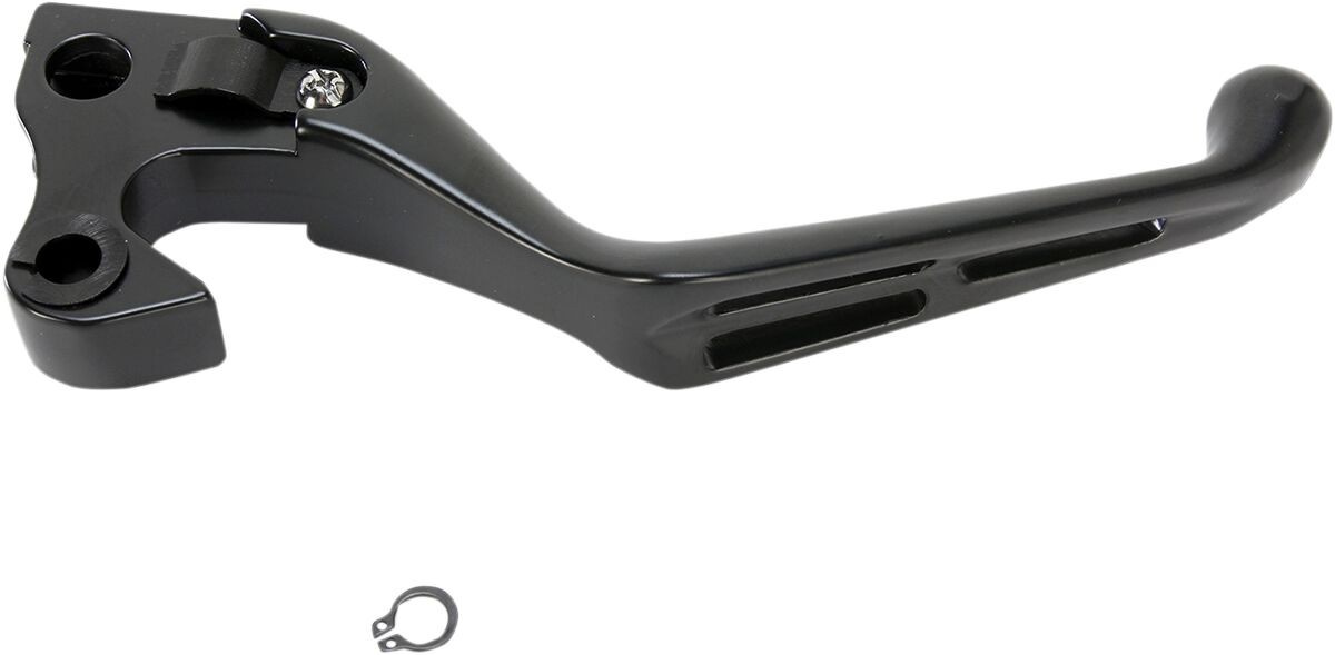 Drag Specialties Clutch Lever Slotted Wide Blade Matt Black Lever Slot