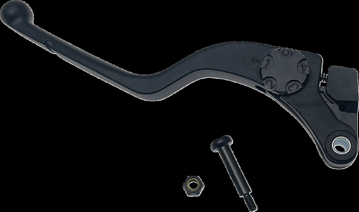 Drag Specialties Clutch Lever Assembly - Black Lever Clutch Blk 21-23