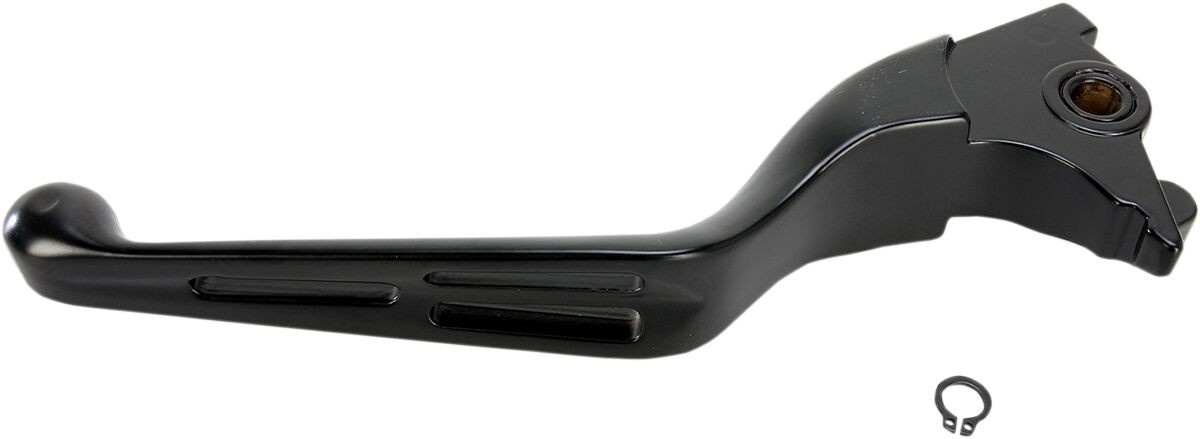 Drag Specialties Brake Lever Slotted Wide Blade Matt Black Lever Slot