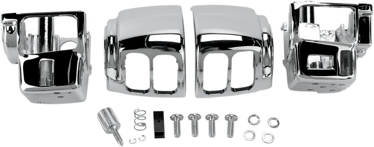 Drag Specialties Switch Housing Kit W/ Radio/Cruise Chrome Housing Swt
