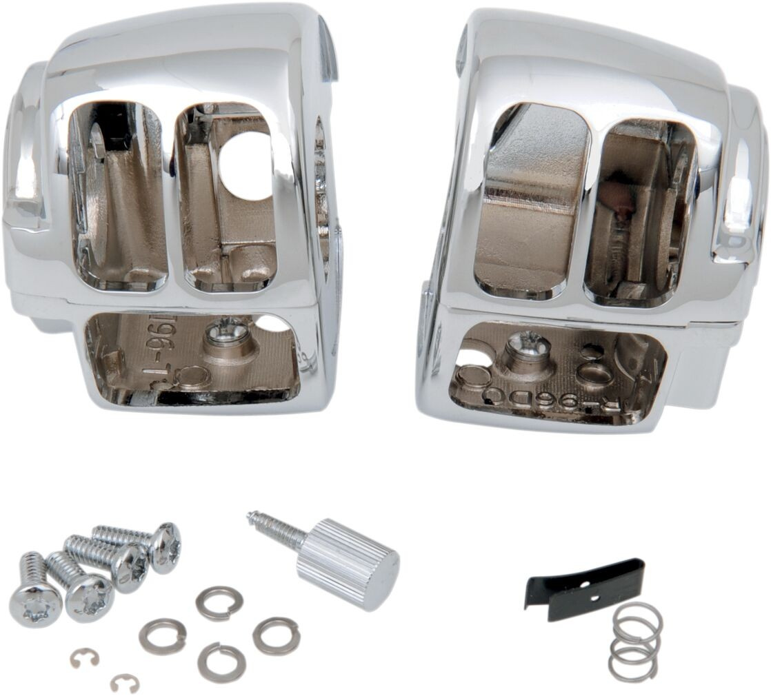 Drag Specialties Switch Housing Kit W/O Radio/Cruise Chrome Housing Sw
