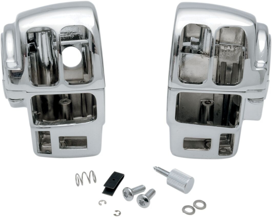 Drag Specialties Switch Housing Kit W/ Radio/Cruise Chrome Housing Sw