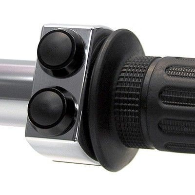 Motogadget Mo-Switch 2 Push-Button 22 Mm Polished Housing / Black Butt
