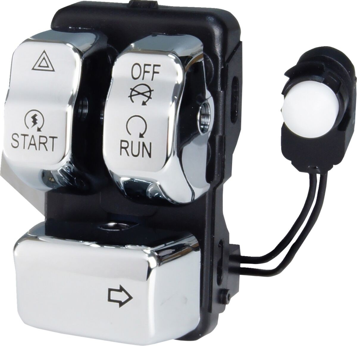 Drag Specialties Chrome Right Handlebar Control Module Module Hb Cntrl