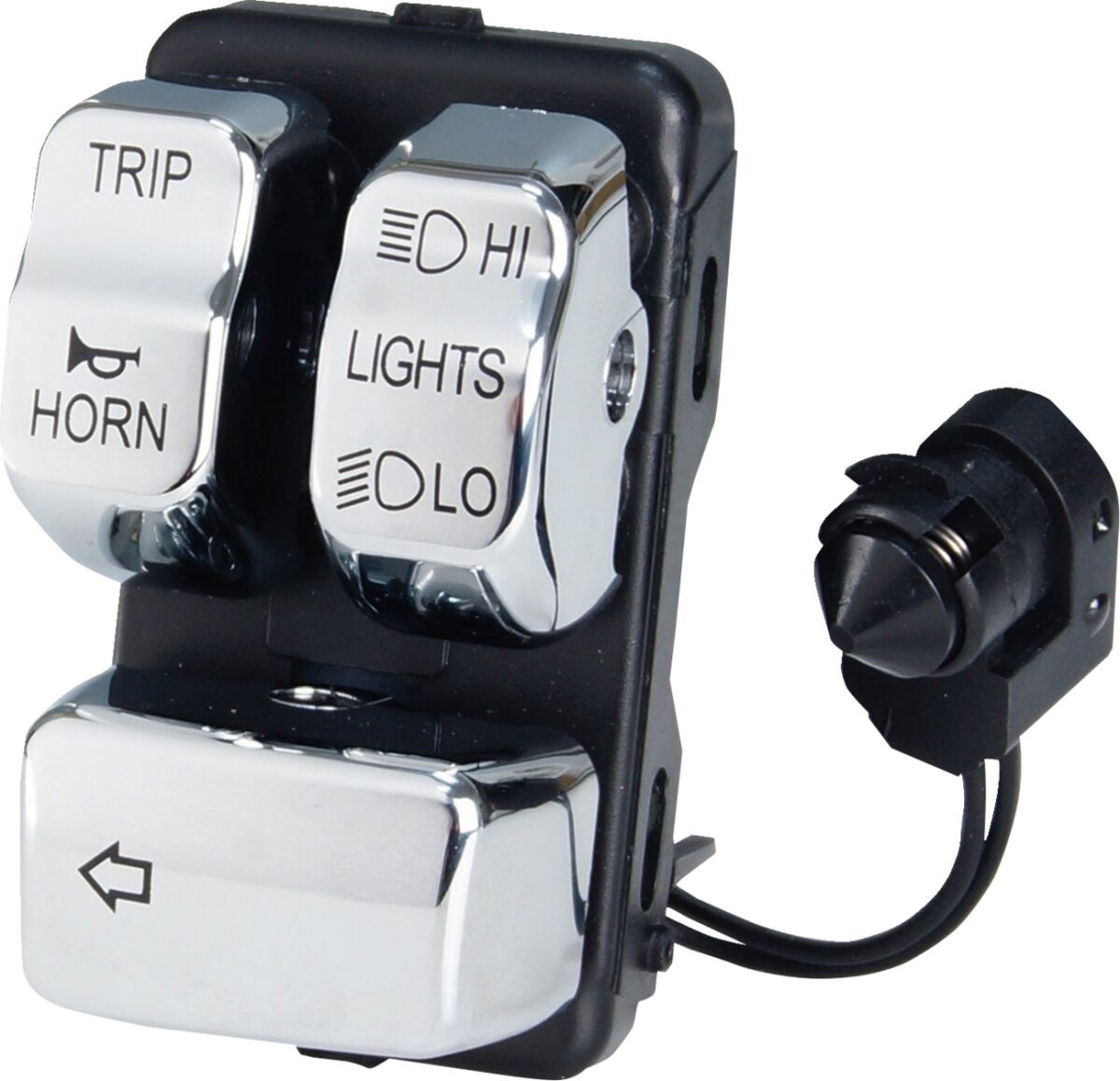 Drag Specialties Chrome Left Handlebar Control Module Module Hb Cntrl