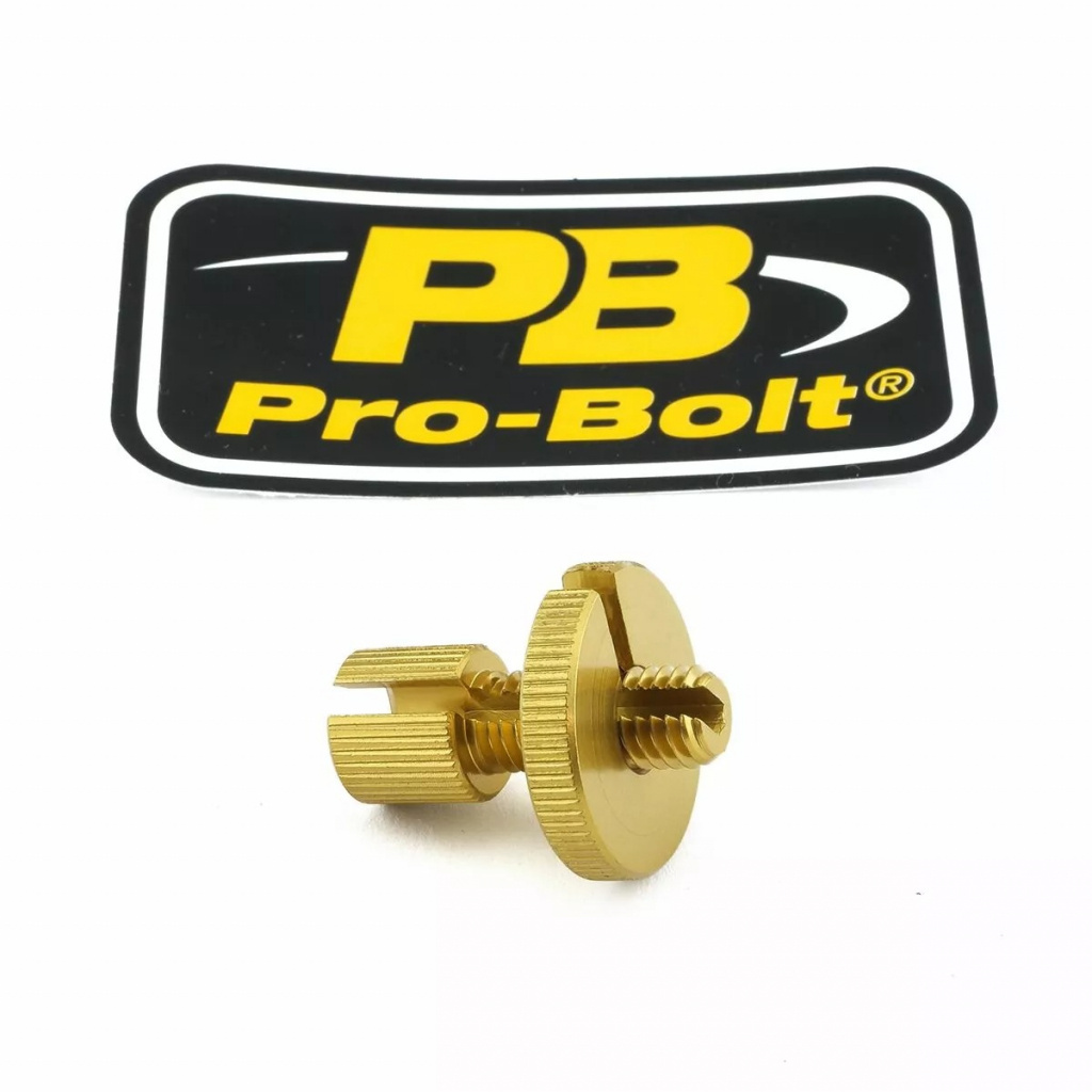 Pro Bolt Cbl Adj (2) M8 Gd Cable Adjuster M8 Gold