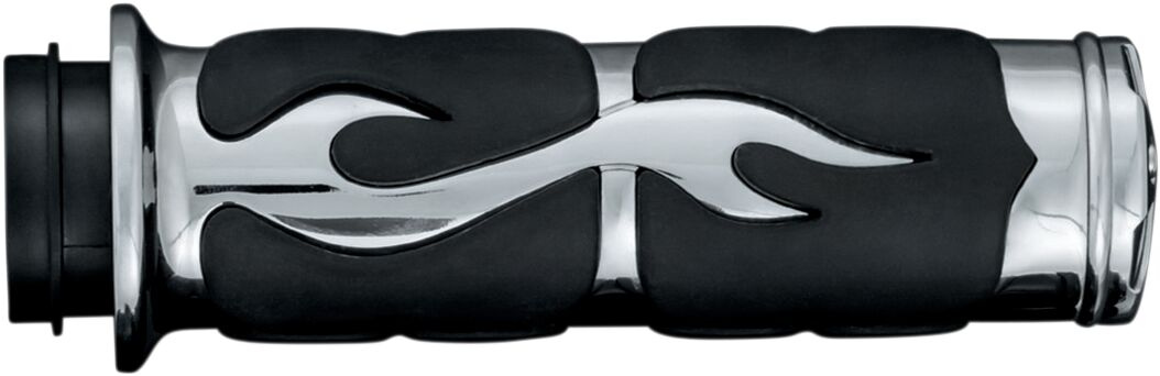 Kuryakyn Iso-Flame Grips For Dual Cable Throttle Grips Iso Flame - Hd