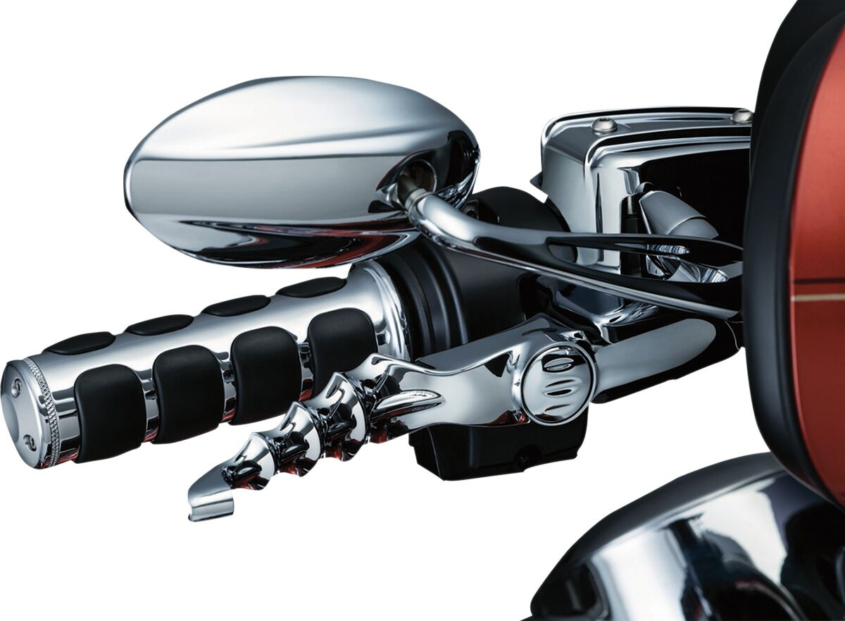 Kuryakyn Iso-Grips For Electronic Throttle Chrome Grips Iso - Hd 08-Up