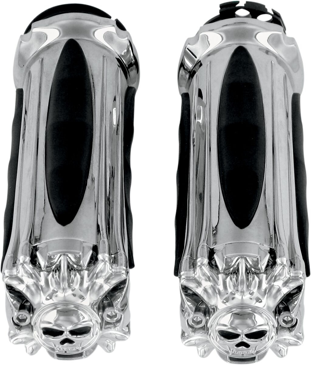 Kuryakyn Zombie Grips For Dual Cable Throttle Grips Zombie - Hd 82-Up