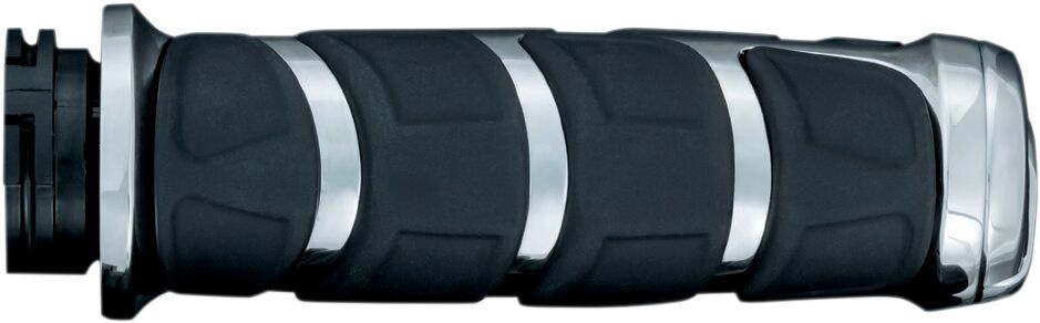 Kuryakyn Grips Kinetic For Dual Cable Throttle Chrome Grips Kinetic -