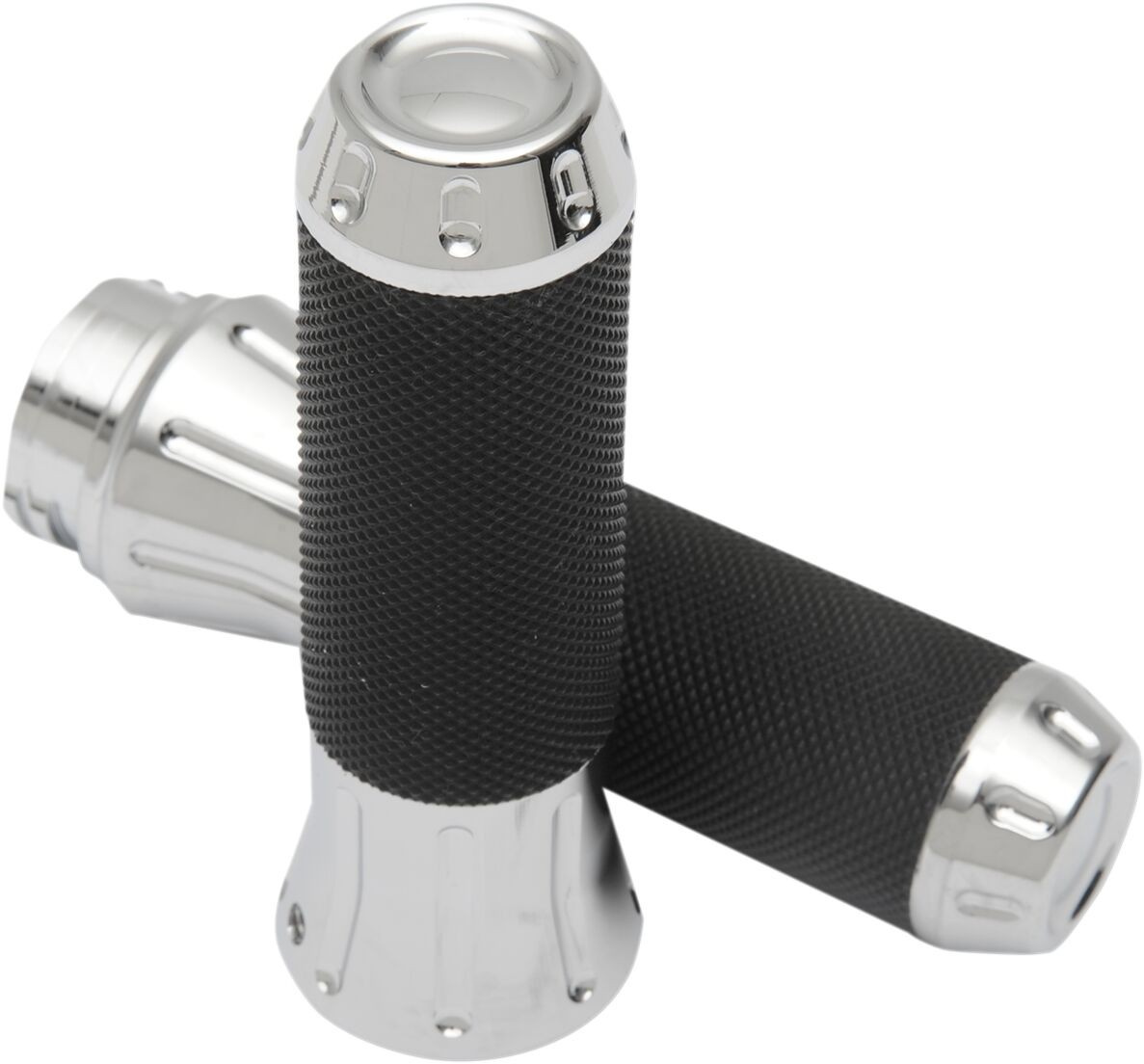 Drag Specialties Cobra Hand Grips With Chrome Ends Grips Custom Chrome