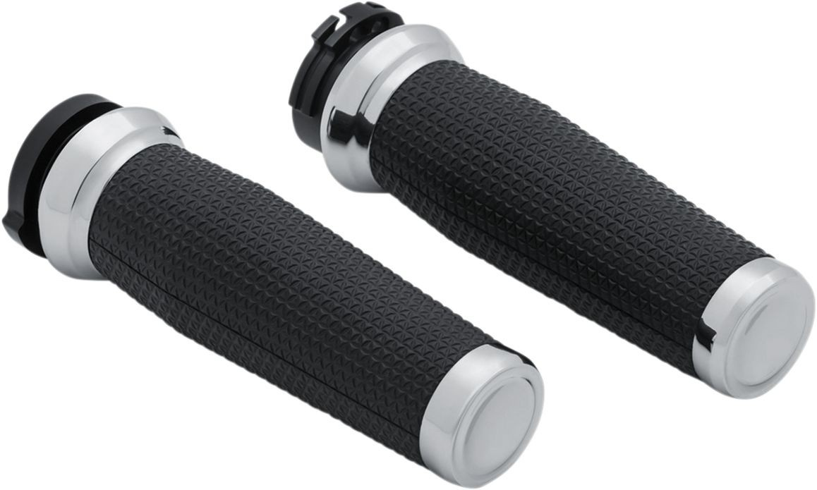 Kuryakyn Thresher Grips H-D Cable Grip Thresh Hd Cable Chr