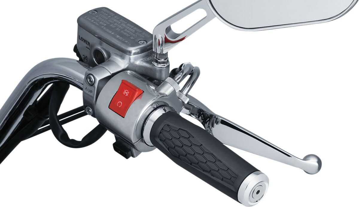 Kuryakyn  Universal Grips Hex - Chrome -