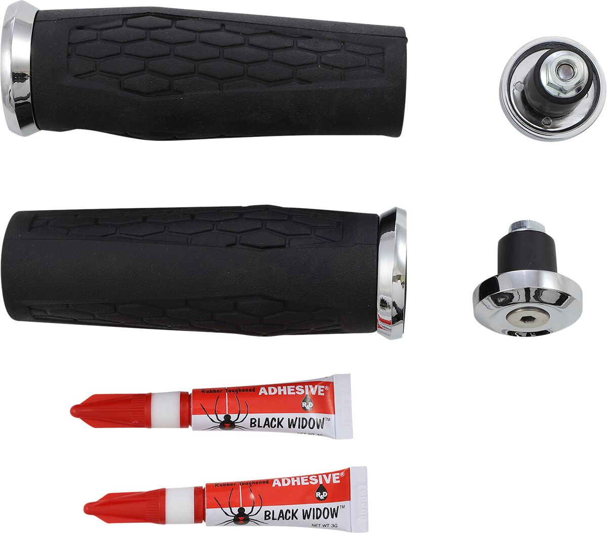 Kuryakyn  Grip Hex 7/8 Univ Chr