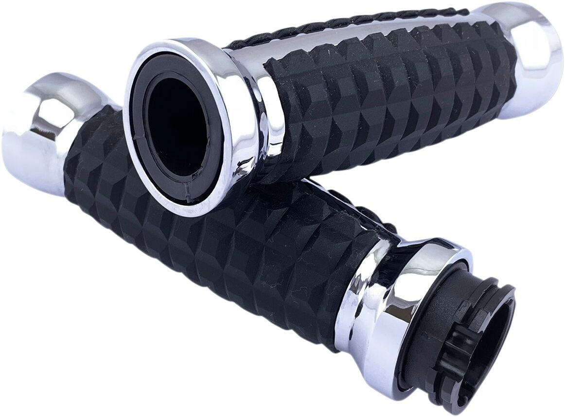 Drag Specialties  Grip Chr Grenade Grip 82+