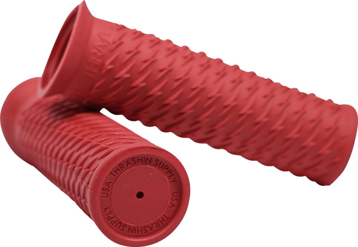 Thrashin Supply Co. Grips - Bolt - Red Grip Bolt Red