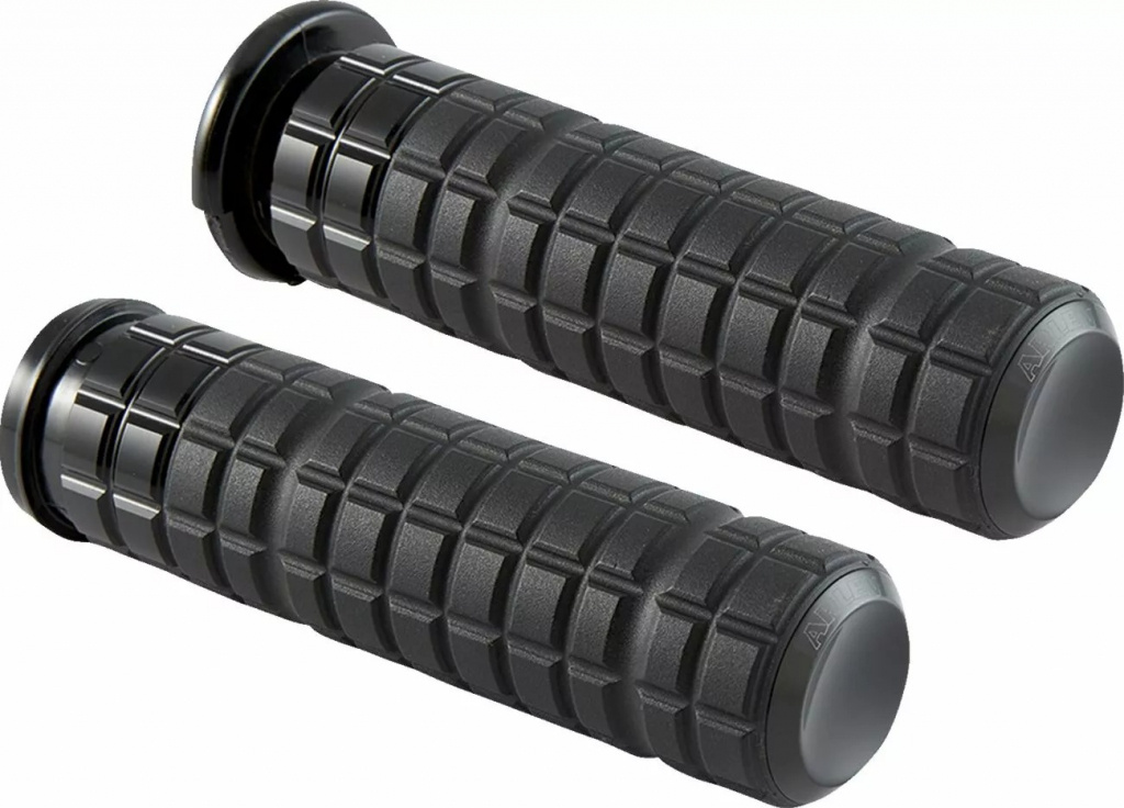 Arlen Ness Grips - Speedliner - Cable - Black Grips - Speedliner - Cab