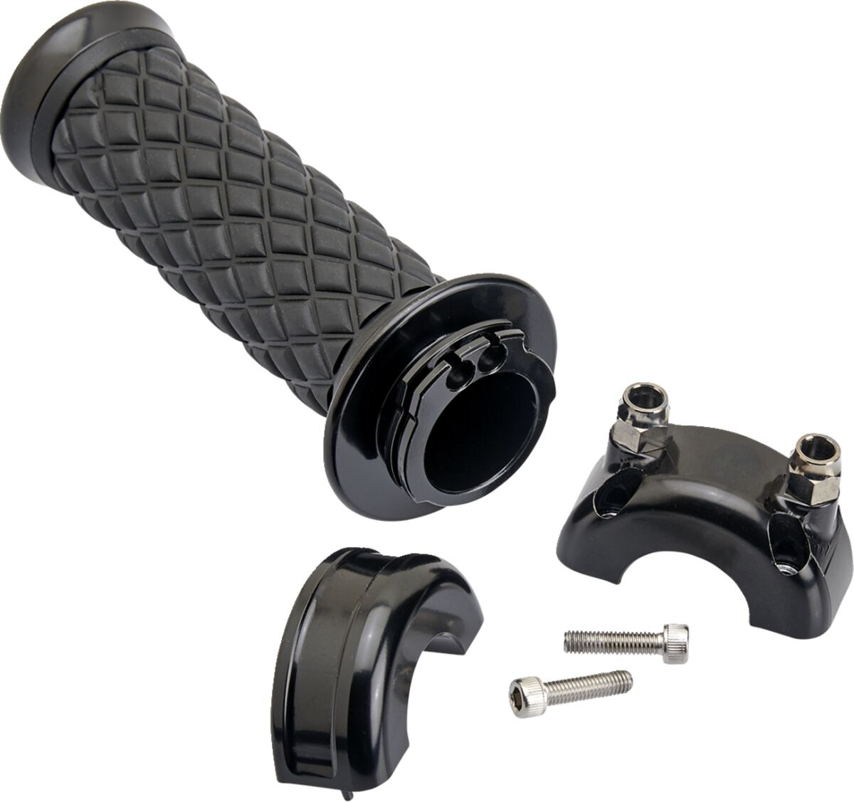 Biltwell Grips - Alumicore - Cstem - Black Grips Alumicore Cstm Blk