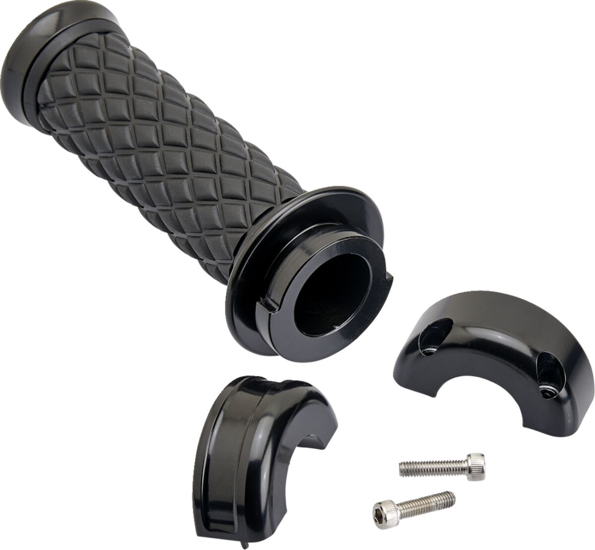 Biltwell Grips - Alumicore - Cstem - Black Grips Alumicore Cstm Blk