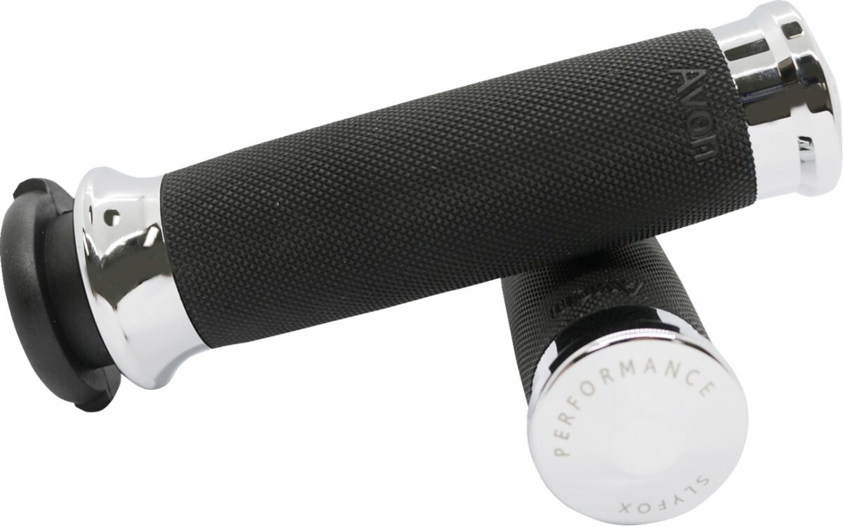 Slyfox Grips - Cable - Chrome Grip Slyfox Cable Chr