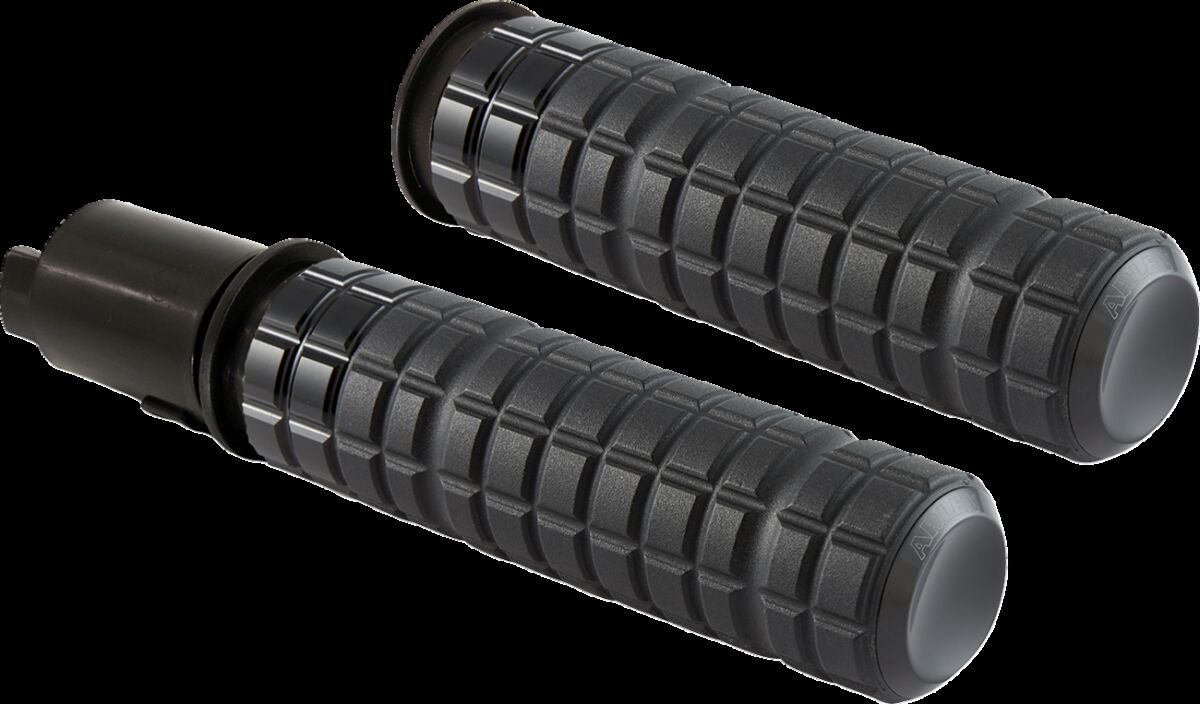 Arlen Ness Grips - Speedliner - Tbw - Black Grips - Speedliner - Flhx/