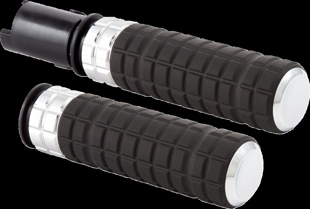 Arlen Ness Grips - Speedliner - Tbw - Chrome Grips - Speedliner - Flhx