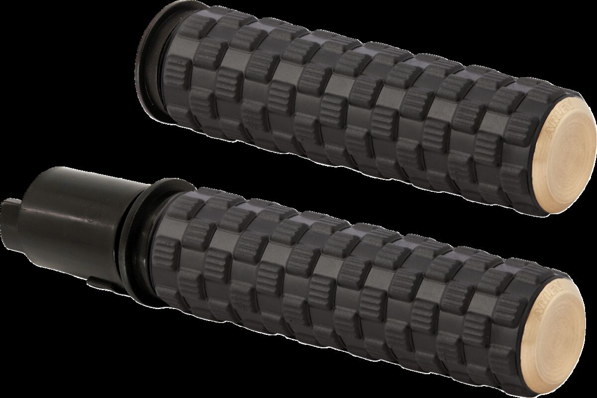 Arlen Ness Grips - Air Trax - Tbw - Brass Grips - Airtrax - Flhx/Fltr