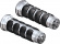 Kuryakyn Grips Iso Gl 1800 Heat  Chrome Grips Iso W/Oem Heated Grips - Kuryakyn Grips Iso Gl 1800 Heat  Chrome Grips Iso W/Oem Heated Grips -