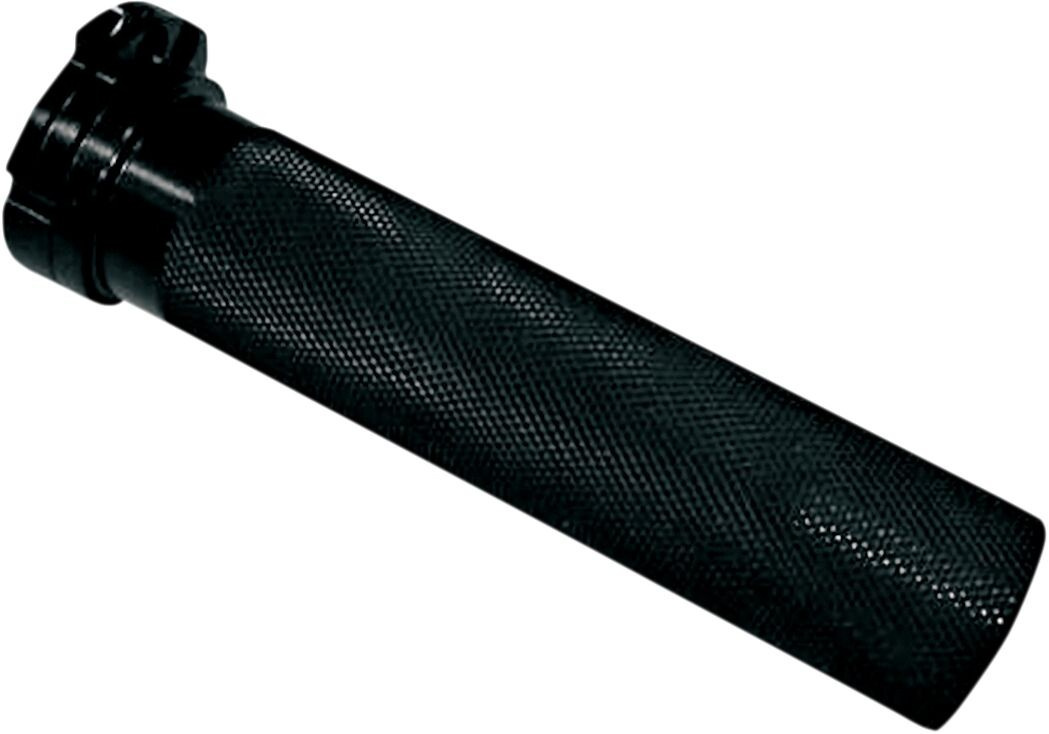 Joker Machine Throttle Tube Diamond Knurled Billet Aluminum Black Thro