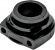 Pm Black Anodized Throttle Housing   Dual Cable (Snap In Cable) Housin