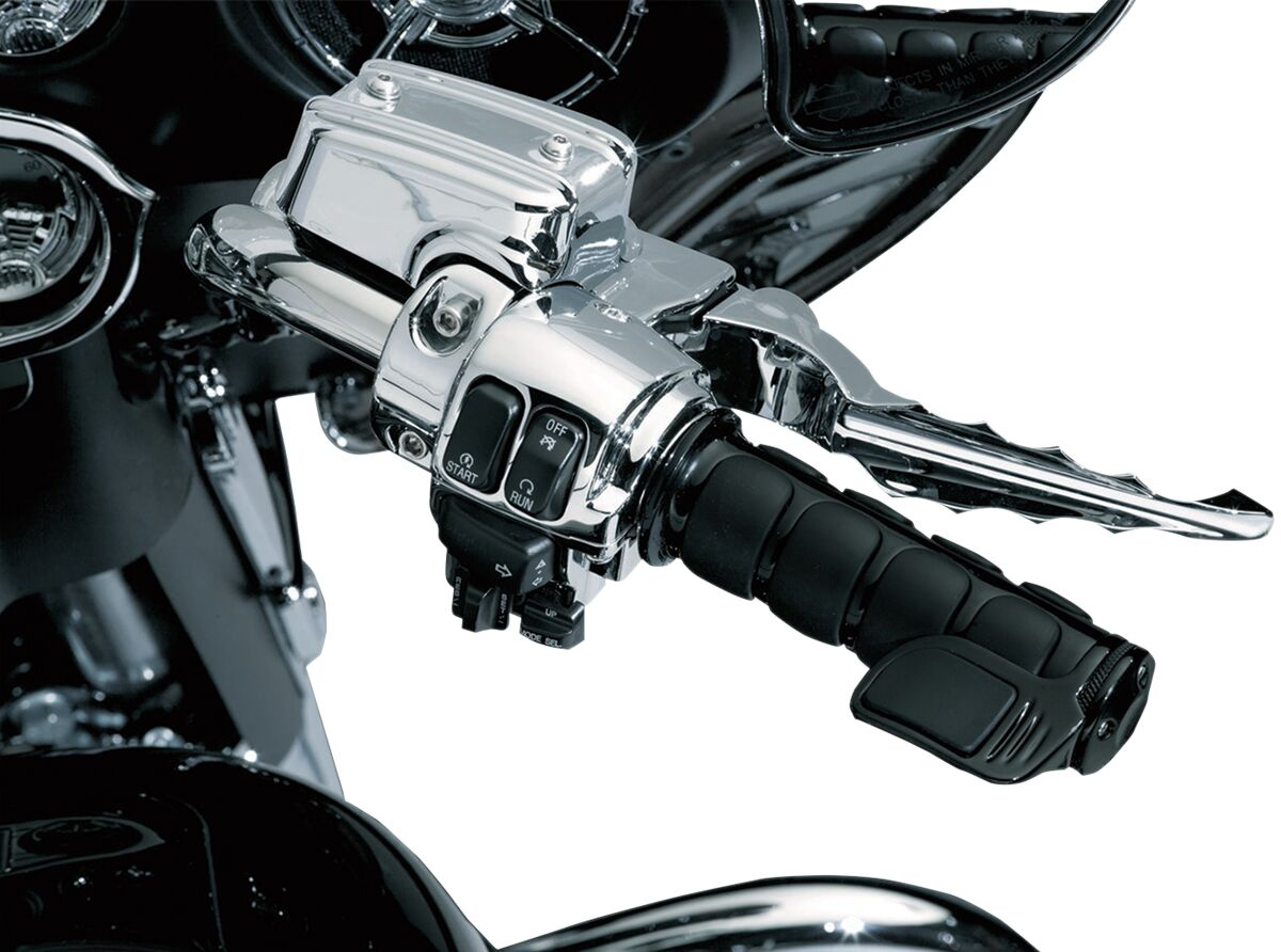 Kuryakyn Contour Throttle Boss Right Black Throttle Boss Contour Iso -