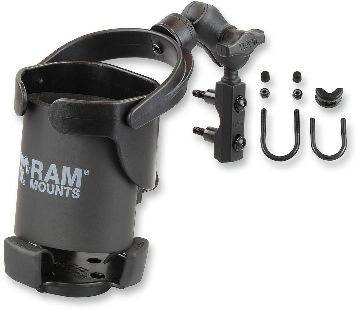 Ram Mounts Ram� Level Cup Xl Mount Kit Black Kit With Xl Cup Holde