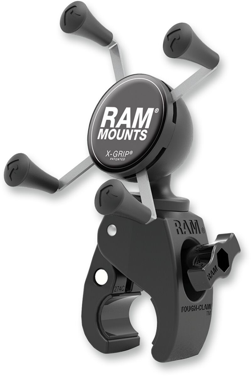 Ram Mounts Ram Tough-Claw Mount For Phones Plastic Black Kit Xgrip