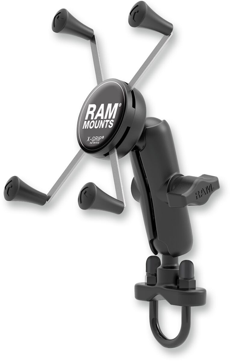 Ram Mounts Ram Handlebar Rail Mount For Large Devices Plastic Black Ki