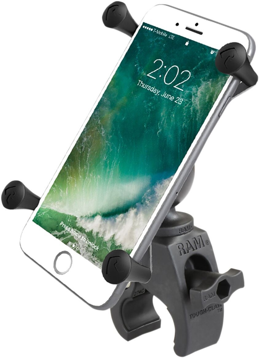 Ram Mounts Ram Tough-Claw Mount For Phones Plastic Black Kit Xgrip