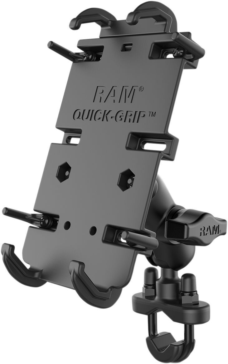 Ram Mounts Xl Quick Grip Phone Mount With U-Bolt Base Kit Xl Quik Grip