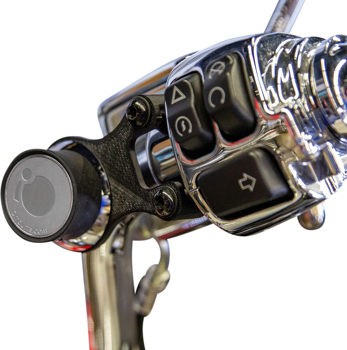 Klock Werks Mount Io Univ Hd Blk Io - Harley-Davidson - Ambidex