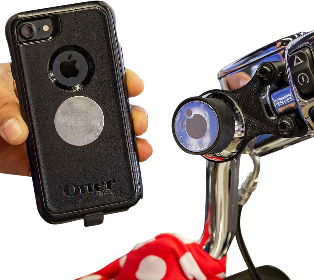 Klock Werks Mount Io Univ Hd Blk Io - Harley-Davidson - Ambidex