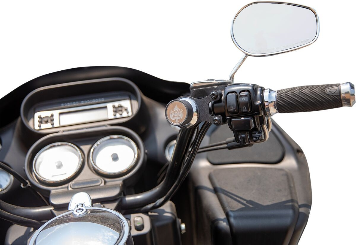 Klock Werks Mount Io Univ Hd Chr Io - Harley-Davidson - Ambidex
