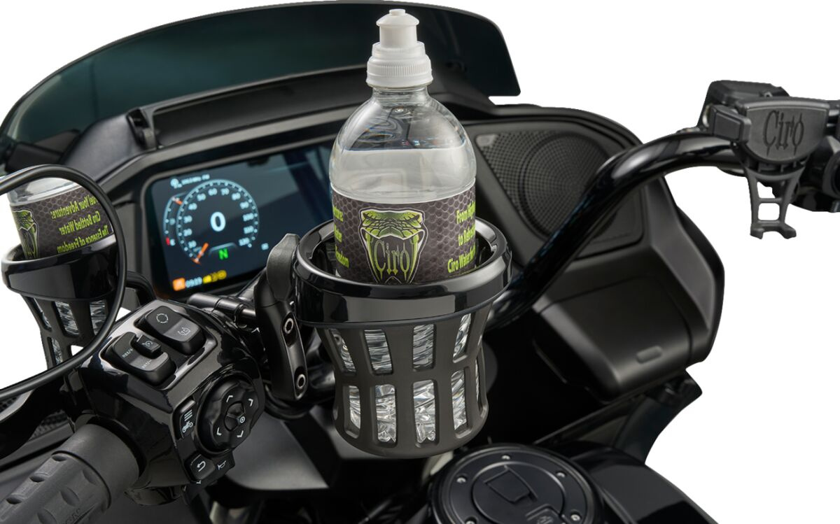 Ciro Drink Holder - Gen 2 - Big Ass - Black - No Mount Holder Drink Bi