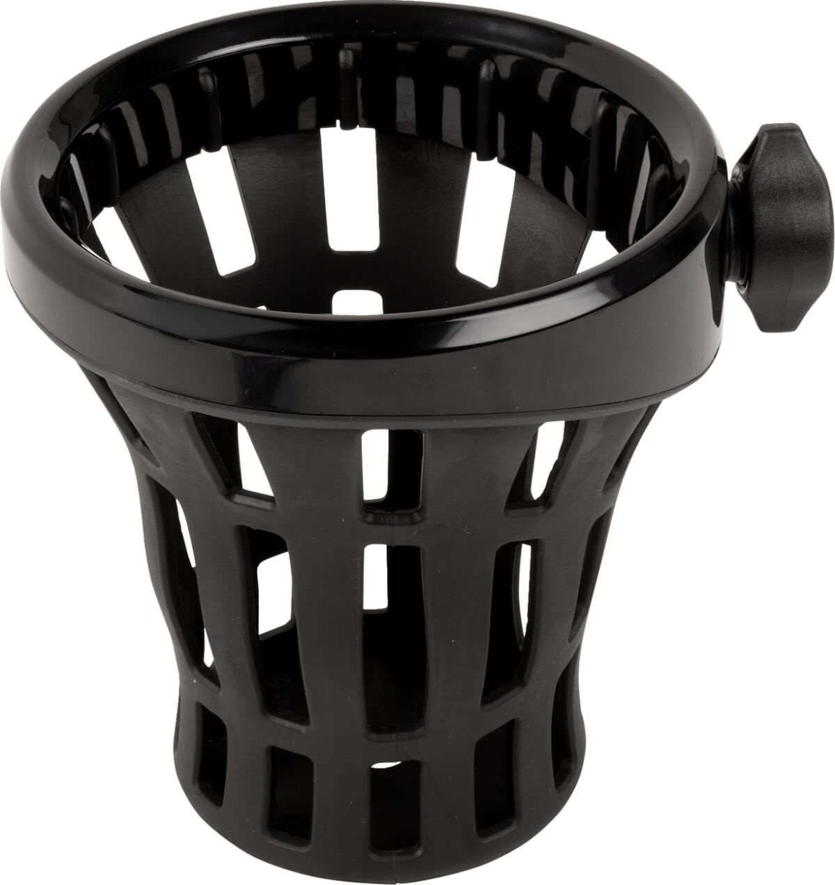 Ciro Drink Holder - Gen 2 - Big Ass - Black - Passenger - Black Mount