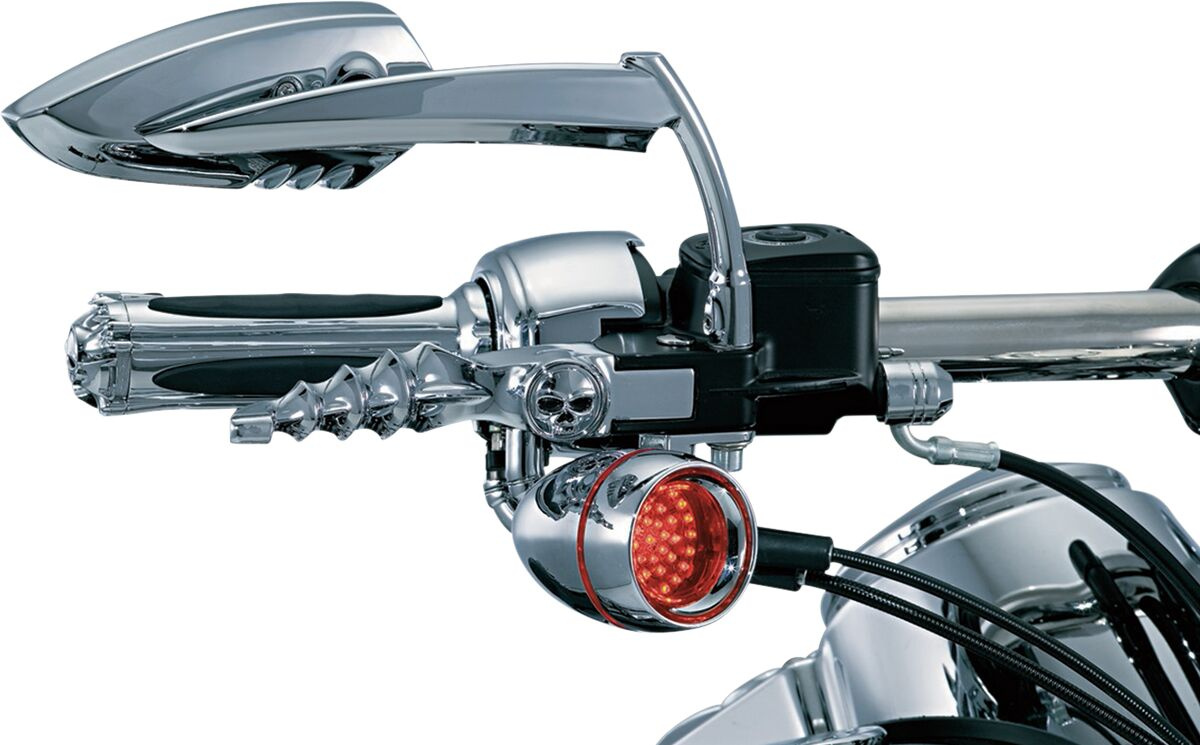 Kuryakyn Scythe Mirrors Chrome Mirrors Scythe - Chrome