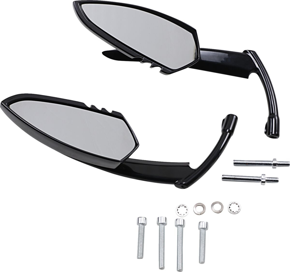 Kuryakyn Scythe Mirrors Black Mirrors Scythe - Black